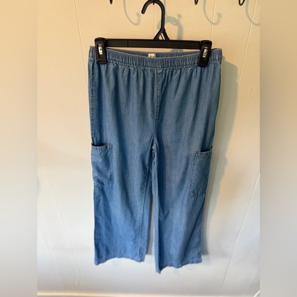 ๐โจ GAP Kids Lightweight Baggy Cargo Denim Pants | Size 14โ16 (XXL) โจ๐ - Picture 3 of 9